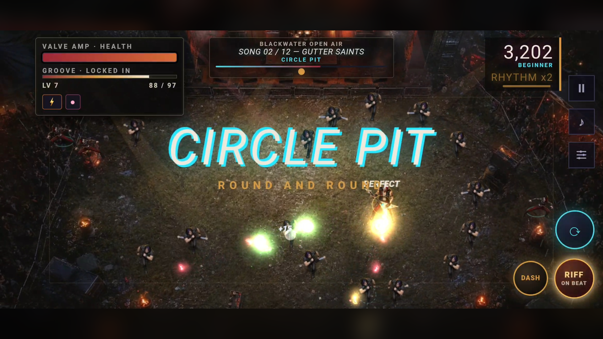 A Circle Pit event at Blackwater Open Air